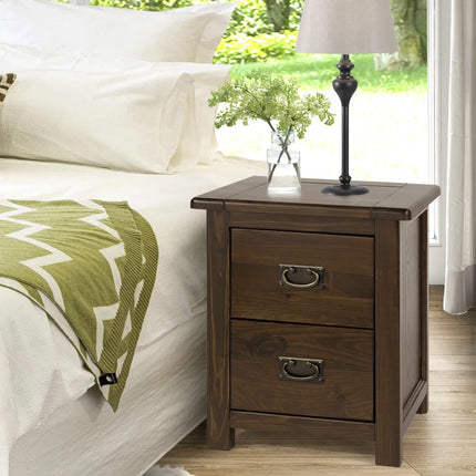 Boston - Bedside Table - 2 Drawer
