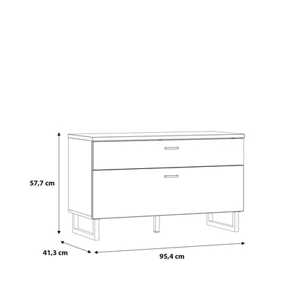 Klara - TV Unit with 1 Drawer 1 Flip Door