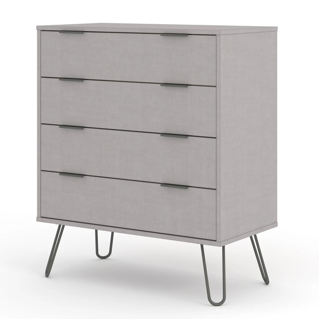 Augusta - Chest of Drawers - 4 Drawer & Hairpin Legs
