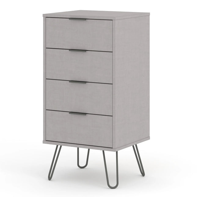 Augusta - Chest of Drawers - 4 Drawer Industrial & Hairpin Legs
