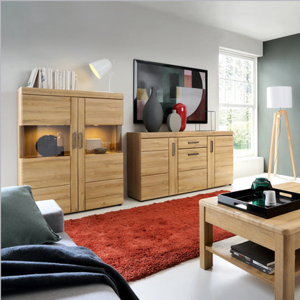 Cortina - Low Wide 2 Door Display Cabinet
