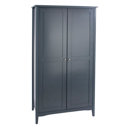 Como - Wardrobe - 2 Door Blue Panelled