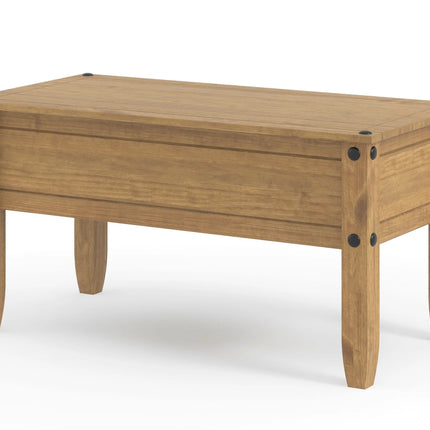 Corona - Coffee Table - 1 Drawer Antique Waxed Pine