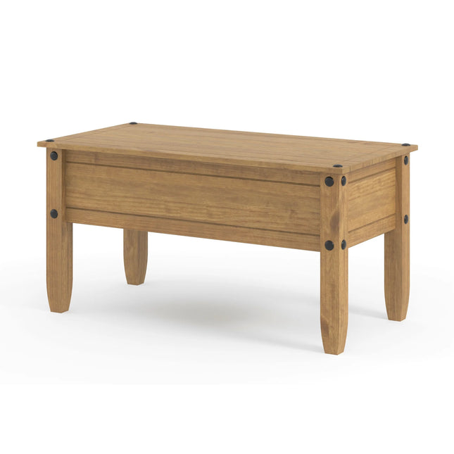 Corona - Coffee Table - 1 Drawer Antique Waxed Pine