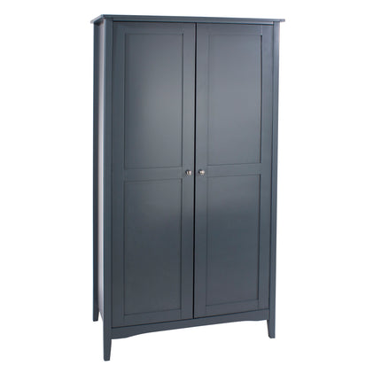 Como - Wardrobe - 2 Door Blue Panelled