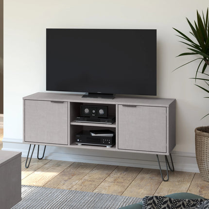 Augusta - TV Unit - 2 Door & Metal Hairpin Legs