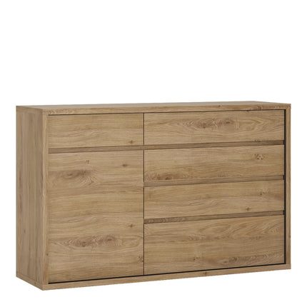 Shetland - 1 Door 5 Drawer Cupboard