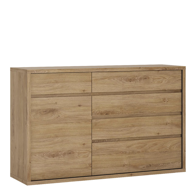 Shetland - 1 Door 5 Drawer Cupboard