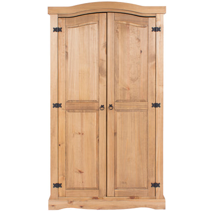 Corona - Wardrobe - 2 Door Traditional with Exposed Hinges