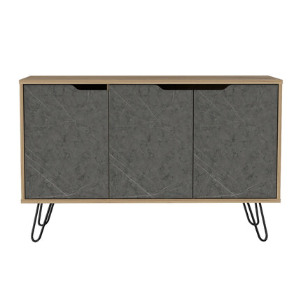 Manhattan - Sideboard - 3 Door Industrial & Hairpin Legs