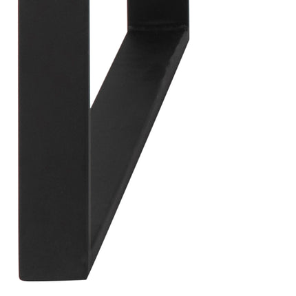 Katrine Ceramic Coffee Table Set in Black – Modern Two-Piece Design