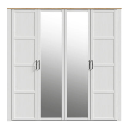 Bohol - 2 Door 2 Mirrored Door Wardrobe
