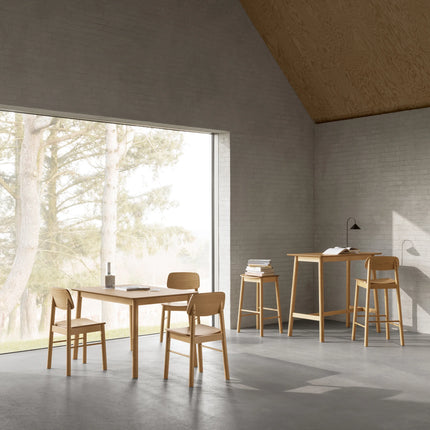 Barlow - Dining Chair in Matt Oak Set of 2