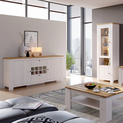 Celesto - 2 Door 2 Drawer Sideboard with Wine Rack
