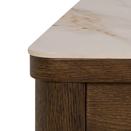 Southampton Dining Table Cream Ceramic 180x90cm by Christina Aagaard