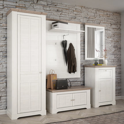 Illopa - Mirror in Oak Nelson/Snowy Oak