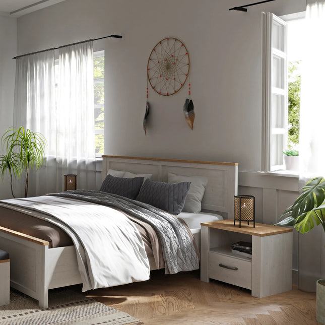 Bohol 1 Drawer Wall Mounted Bedside – Provensal Design, Choice Of Finishes