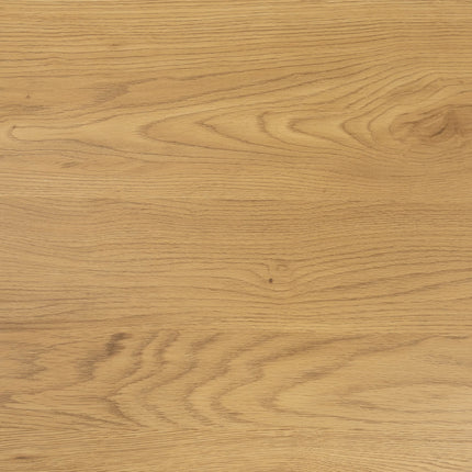 Gila - Square Coffee Table with Open Shelf in Oak & Black