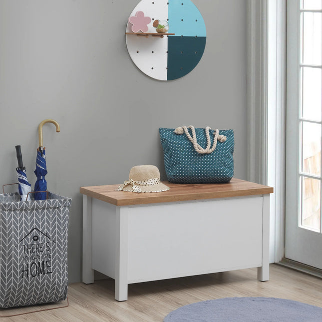 Astbury - Blanket Box - White