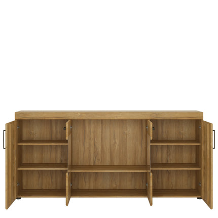 Cortina - 4 Door Wide Glazed Sideboard