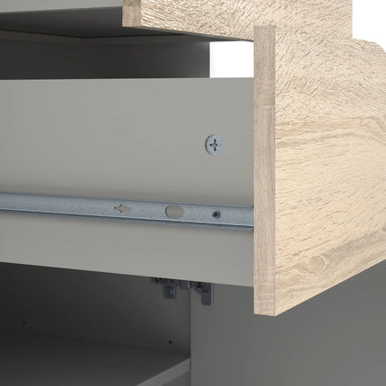 Oslo Wide TV Unit 2 Drawers 4 Shelves - Choice Of Finishes