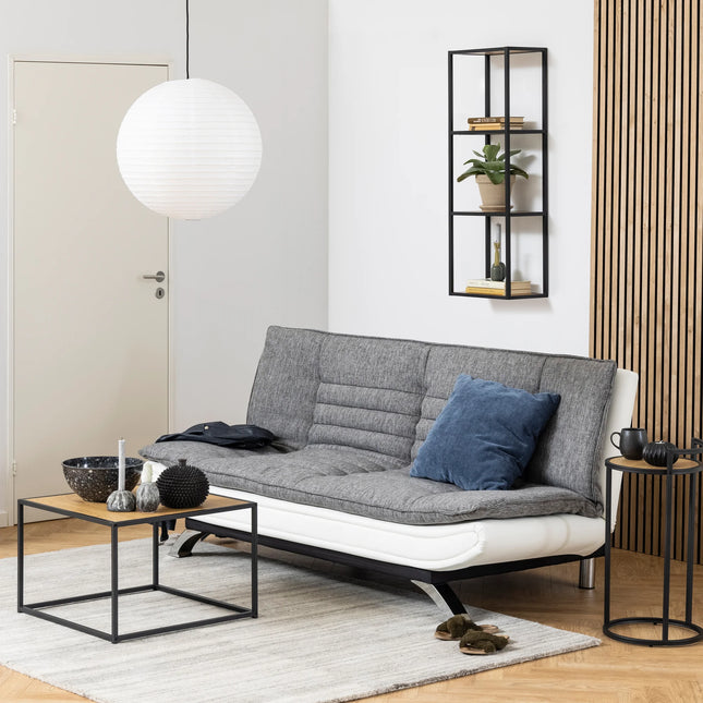 Seaford - Black Metal Wall Shelf