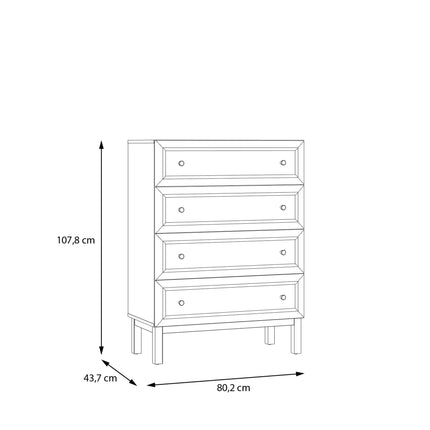 Wensley - 4 Drawer Chest