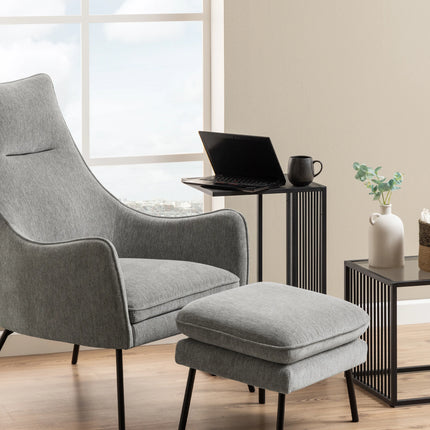 Strington - Tall Side Table in Black