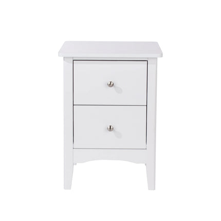 Como - Bedside Table - 2 Drawer Traditional