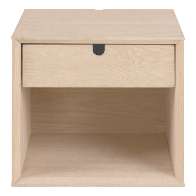 Century 1 Drawer Wall Mounted Bedside with Shelf
