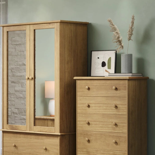 Cotswold - Chest of Drawers - 4 Drawer Antique Waxed Pine