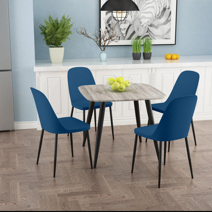 Aspen - Dining Table - Square with Tapered Metal Legs