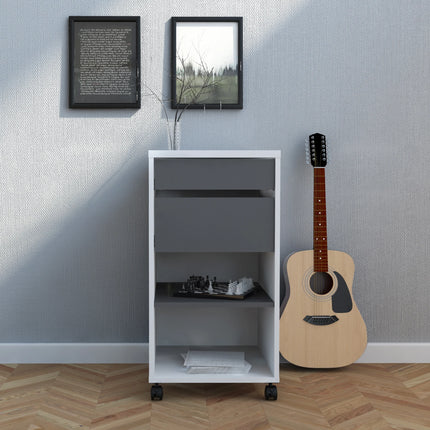 Function Plus - Mobile file cabinet 2 drawers + 1 shelf
