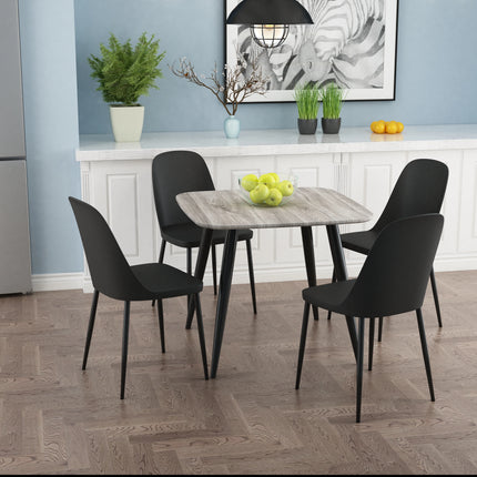 Aspen - Dining Table - Square with Tapered Metal Legs