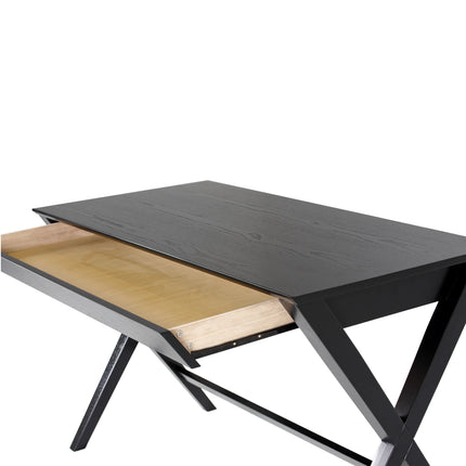 Writex - Desk 1 Drawer in Black