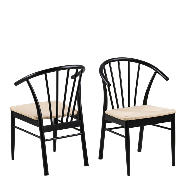 Cassandra - Dining Chair with Armrest Set of 2