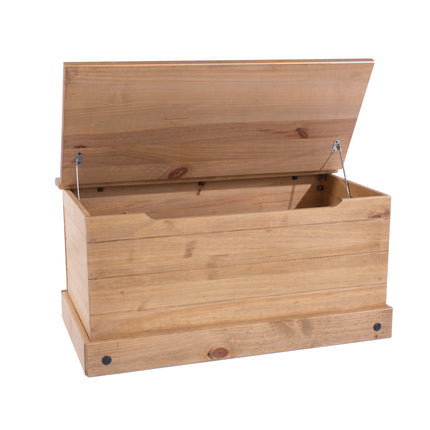 Corona - Storage Trunk - Solid Pine Lift Lid