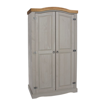 Corona - Wardrobe - 2 Door Traditional with Exposed Hinges