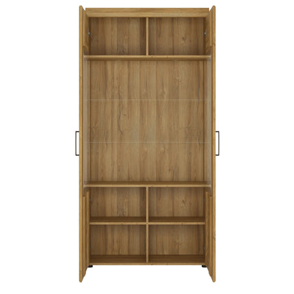 Cortina - Tall Wide 2 Door Glazed Display Cabinet