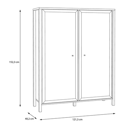 High Rock - Extra Wide Display Cabinet
