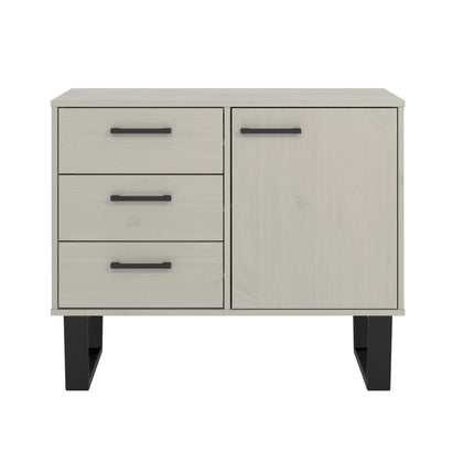 Texas - Sideboard - 1 Door 3 Drawer Grey Waxed Pine