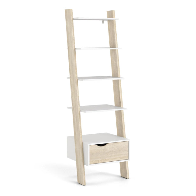 Oslo - Leaning Bookcase 1 Drawer