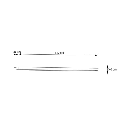 Corona - 140cm Wall Shelf