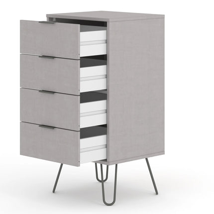 Augusta - Chest of Drawers - 4 Drawer Industrial & Hairpin Legs