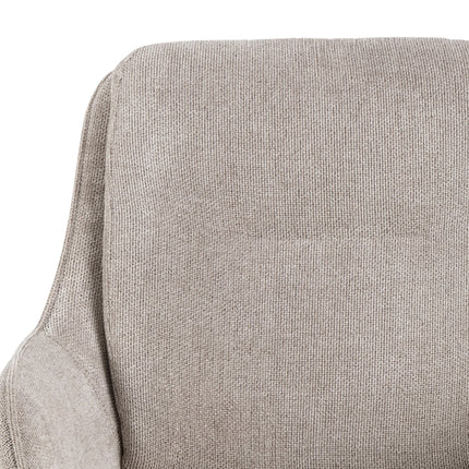 Carrie - Swivel Dining Chair in Sand Set of 2