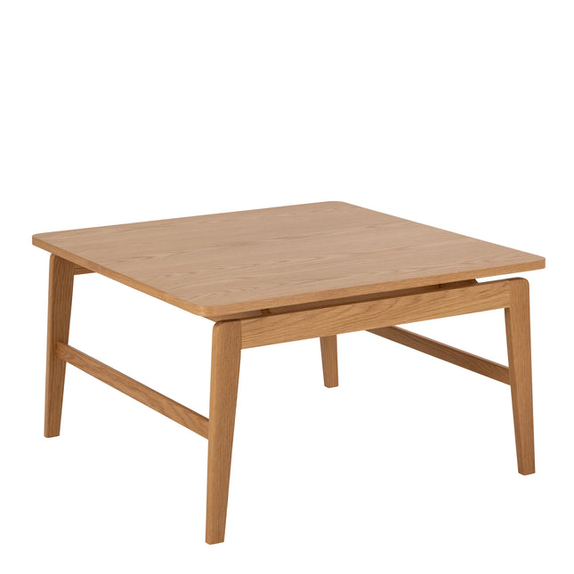 Essex Square Coffee Table Oak Veneer 80cm