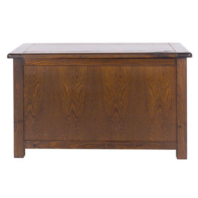 Boston - Storage Trunk - Dark Brown Traditional Pine