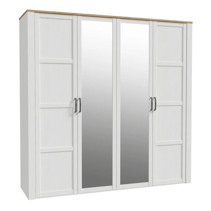 Bohol - 2 Door 2 Mirrored Door Wardrobe