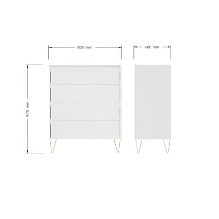 Monaco - 4 Drawer Chest