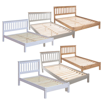 Corona - Double Bed - Solid Pine